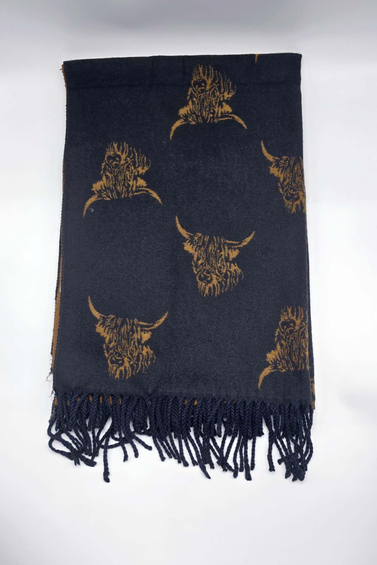 REVERSIBLE HIGHLAND COW by Miss Lark